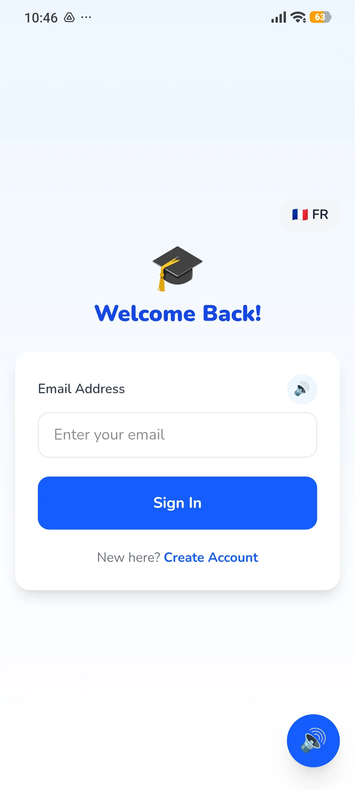 LangWay learning path screen